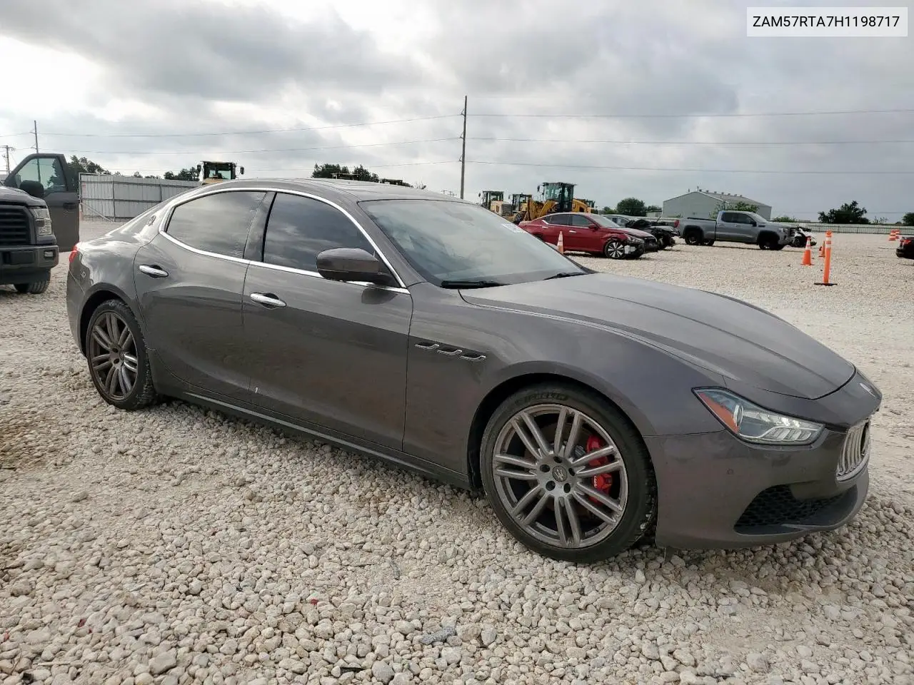 2017 Maserati Ghibli S VIN: ZAM57RTA7H1198717 Lot: 63491155