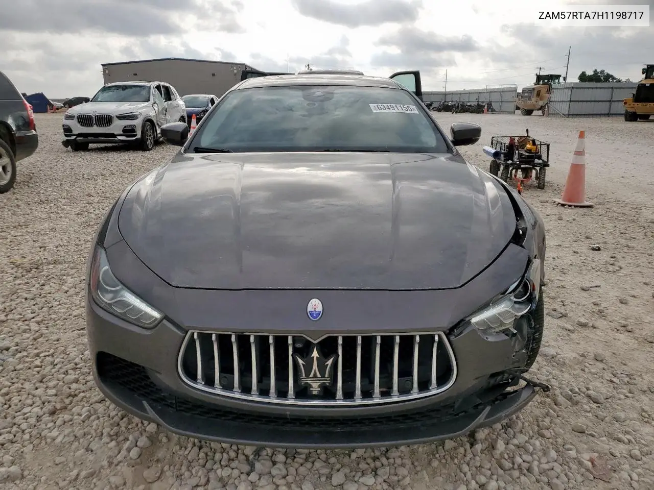 2017 Maserati Ghibli S VIN: ZAM57RTA7H1198717 Lot: 63491155