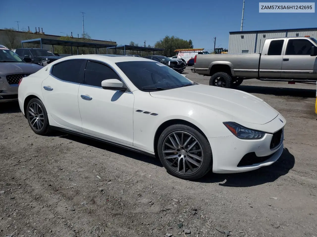 2017 Maserati Ghibli VIN: ZAM57XSA6H1242695 Lot: 65656335