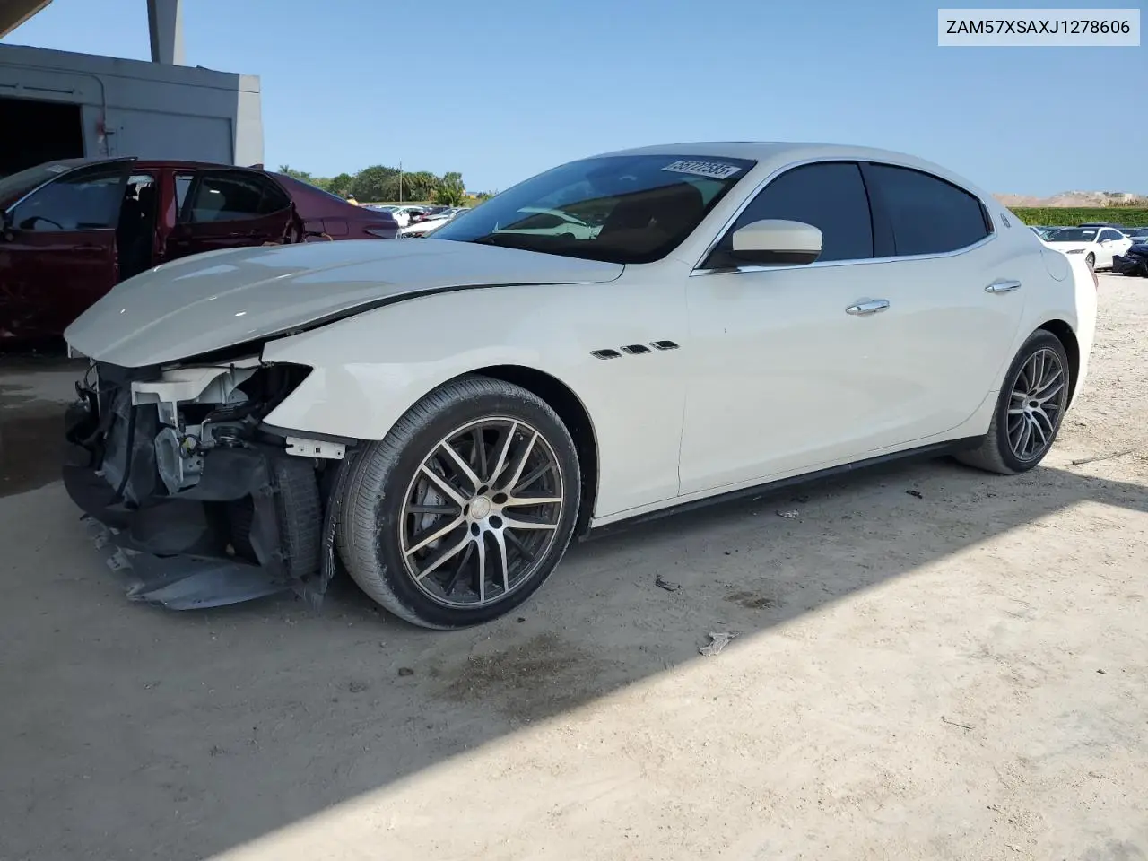 2018 Maserati Ghibli VIN: ZAM57XSAXJ1278606 Lot: 55722585