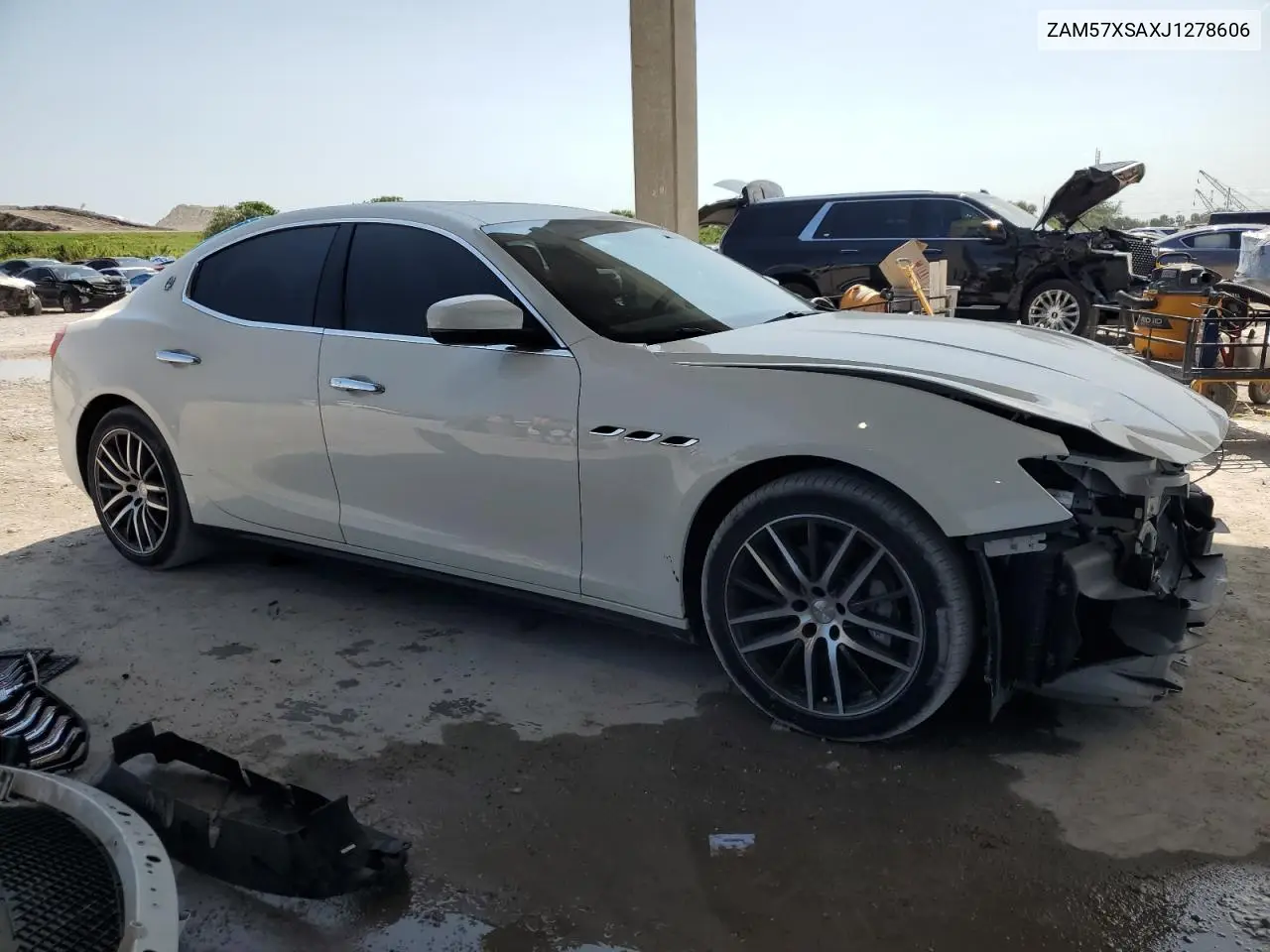 2018 Maserati Ghibli VIN: ZAM57XSAXJ1278606 Lot: 55722585