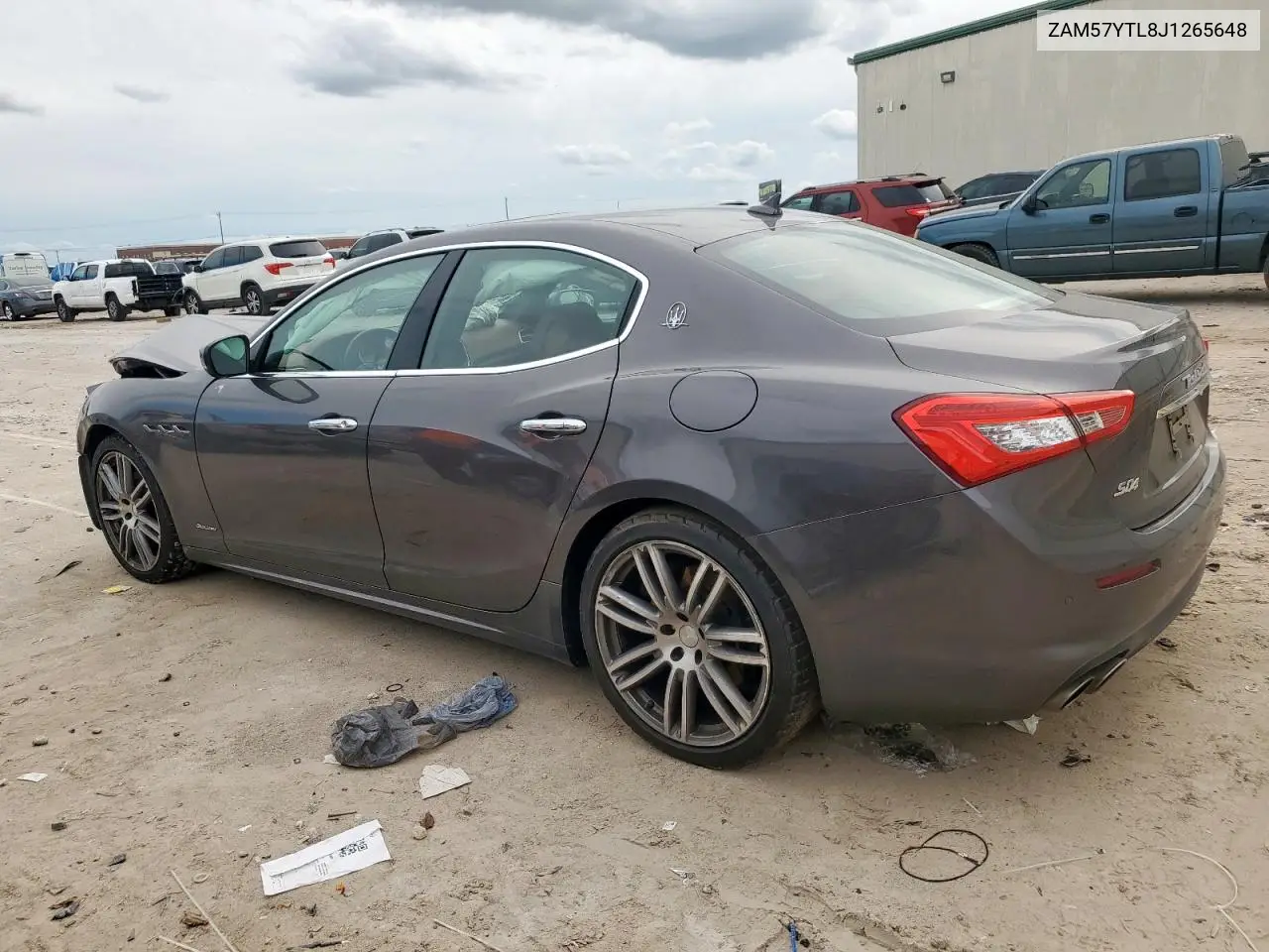 2018 Maserati Ghibli S VIN: ZAM57YTL8J1265648 Lot: 56295795