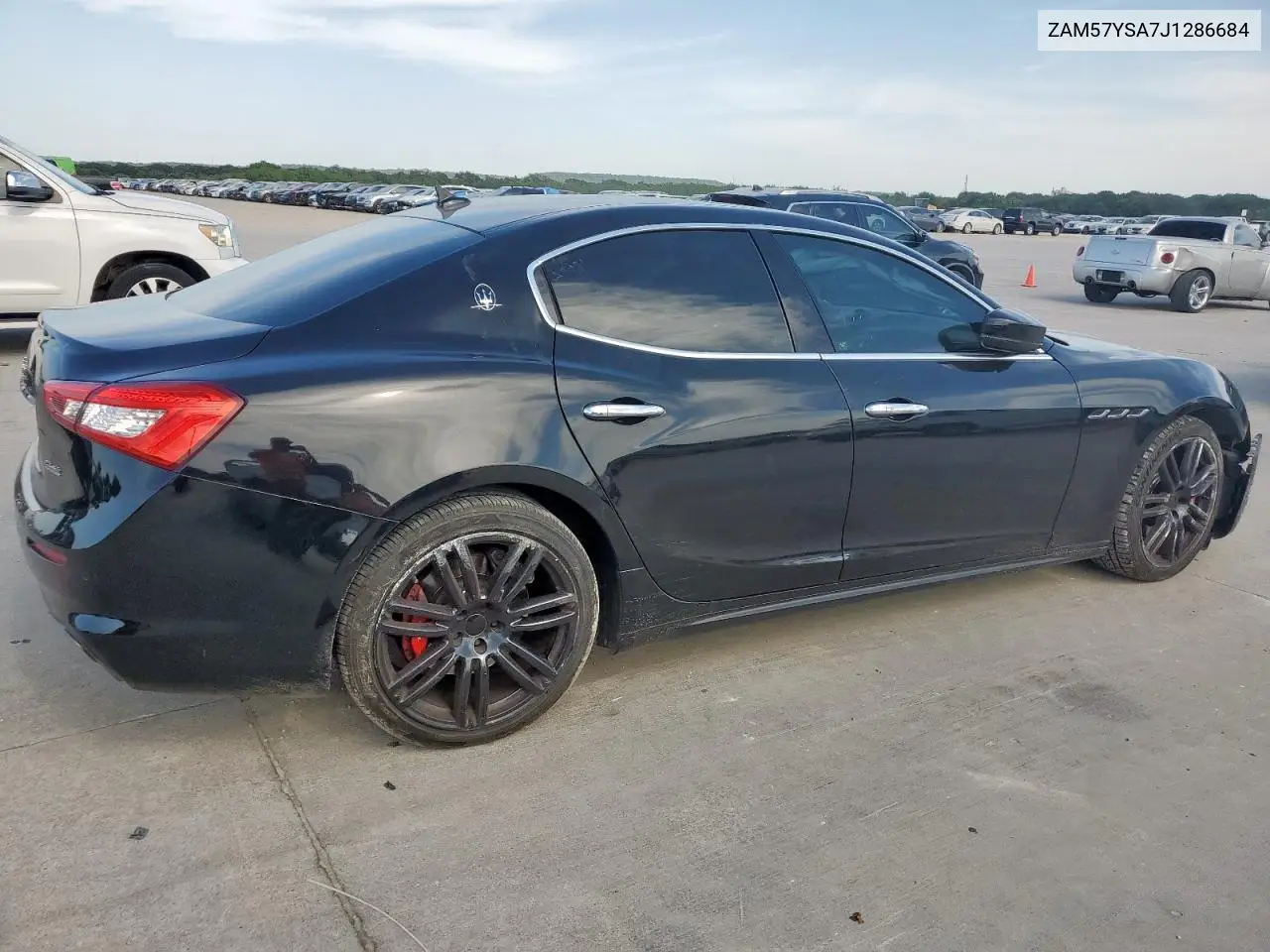 2018 Maserati Ghibli S VIN: ZAM57YSA7J1286684 Lot: 57032255
