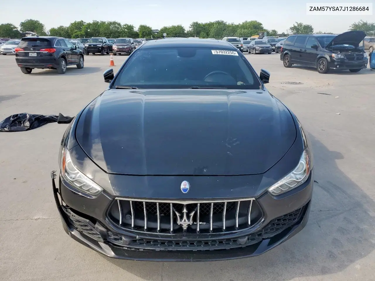 2018 Maserati Ghibli S VIN: ZAM57YSA7J1286684 Lot: 57032255