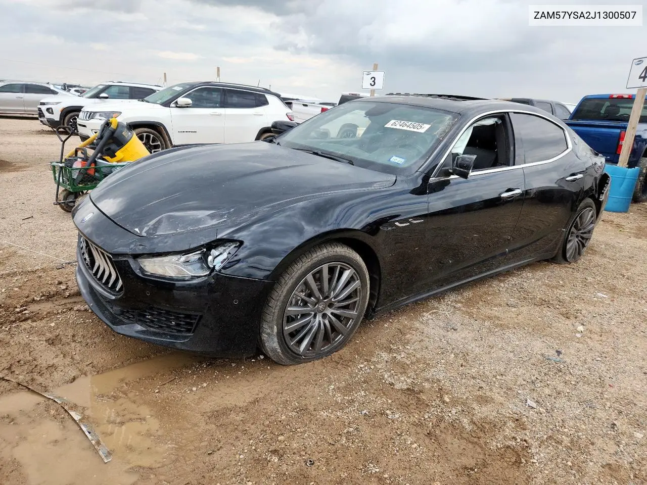 2018 Maserati Ghibli S VIN: ZAM57YSA2J1300507 Lot: 62464505