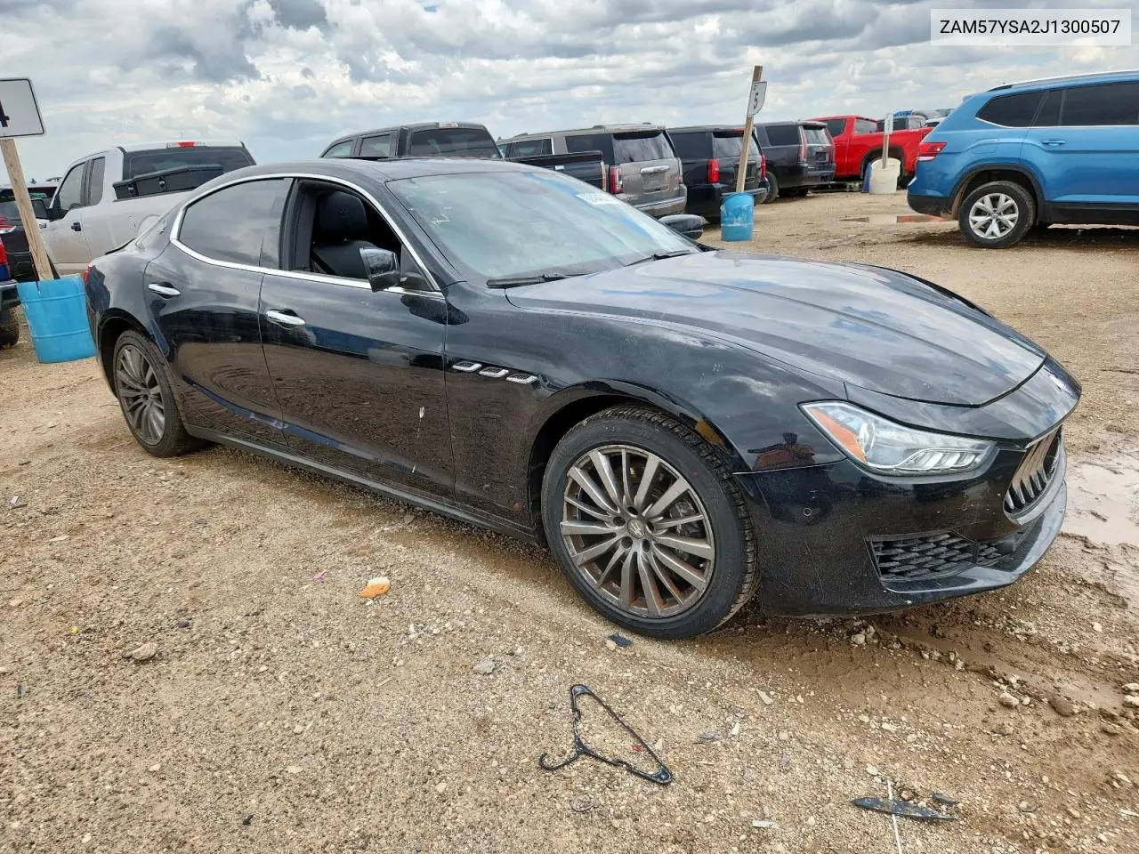 2018 Maserati Ghibli S VIN: ZAM57YSA2J1300507 Lot: 62464505