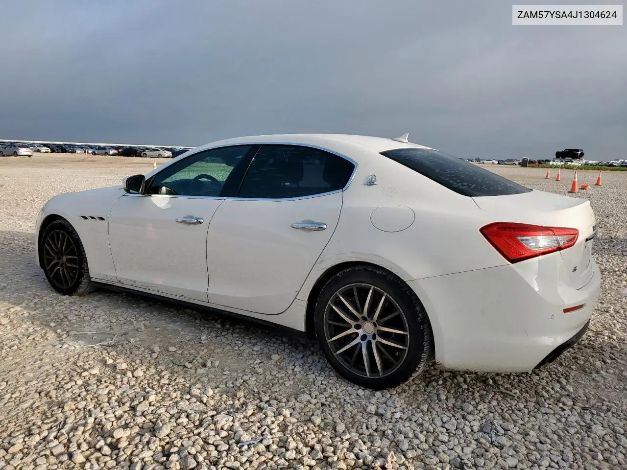 2018 Maserati Ghibli S VIN: ZAM57YSA4J1304624 Lot: 64132395
