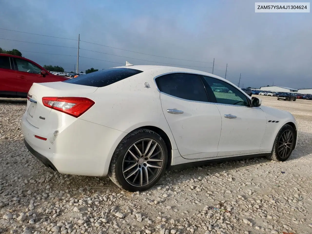 2018 Maserati Ghibli S VIN: ZAM57YSA4J1304624 Lot: 64132395