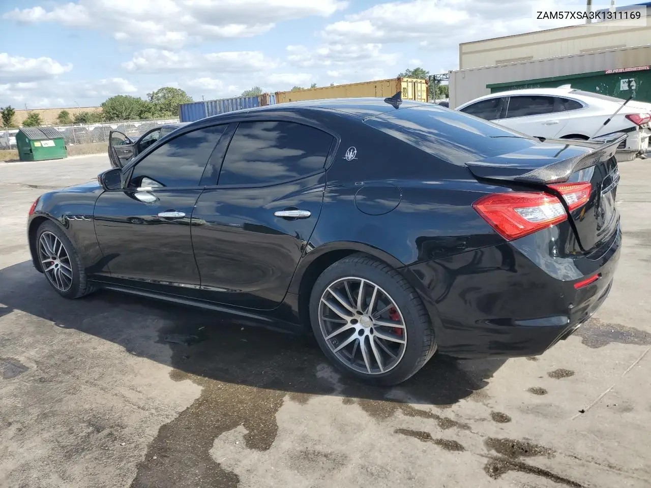 2019 Maserati Ghibli VIN: ZAM57XSA3K1311169 Lot: 49583325