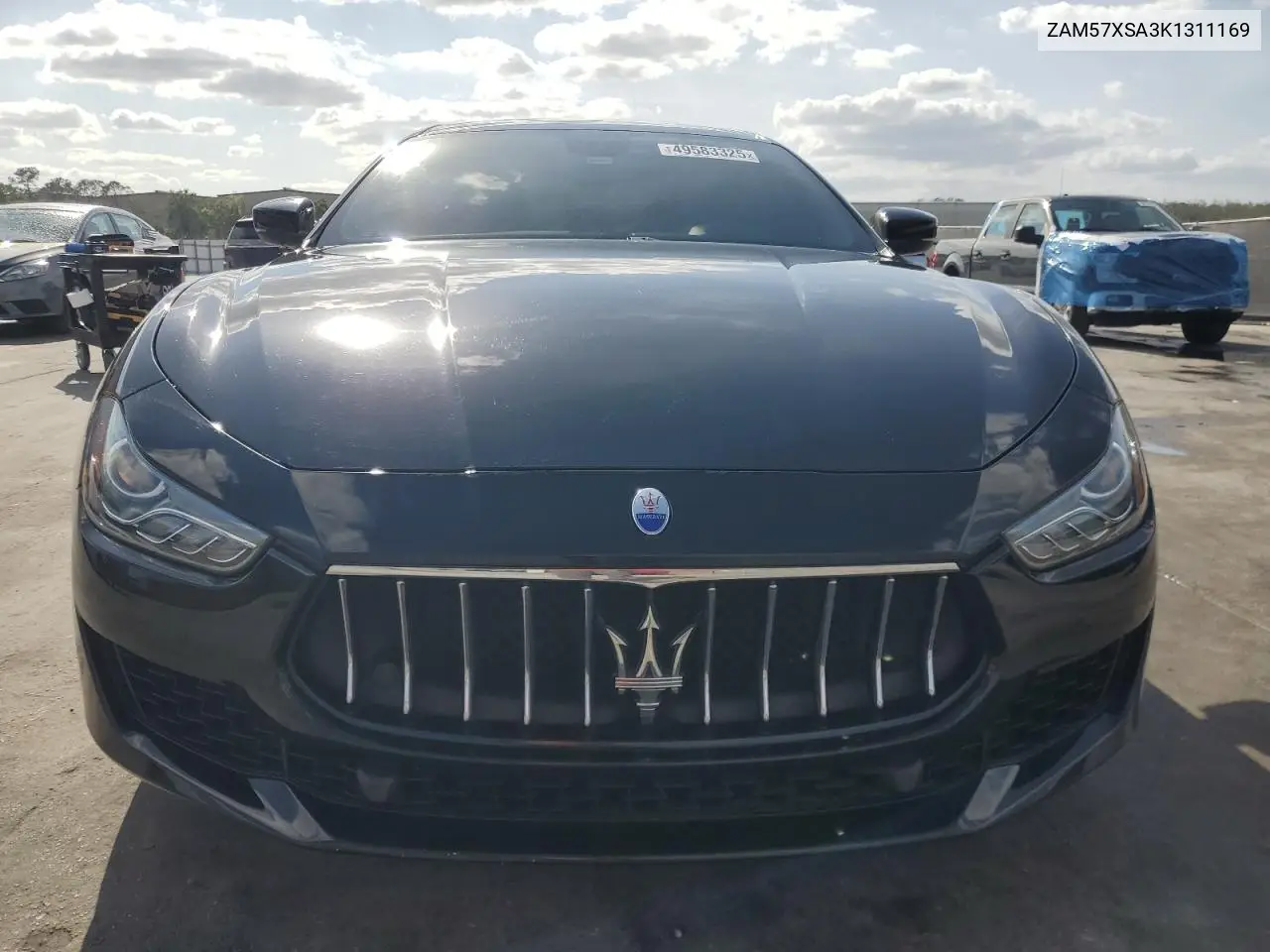 2019 Maserati Ghibli VIN: ZAM57XSA3K1311169 Lot: 49583325