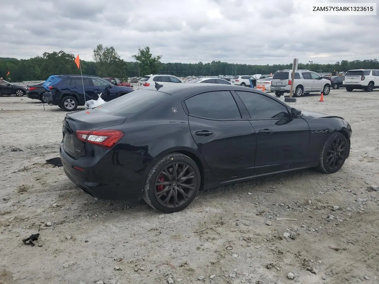 2019 Maserati Ghibli S VIN: ZAM57YSA8K1323615 Lot: 55734555