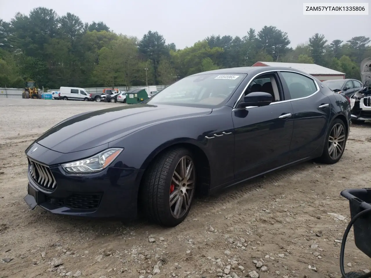 2019 Maserati Ghibli S VIN: ZAM57YTA0K1335806 Lot: 55845965