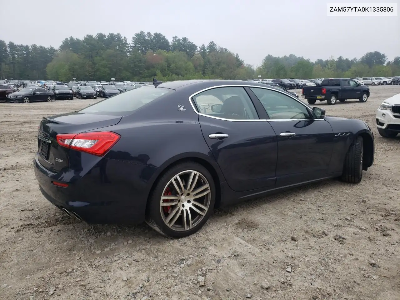 2019 Maserati Ghibli S VIN: ZAM57YTA0K1335806 Lot: 55845965
