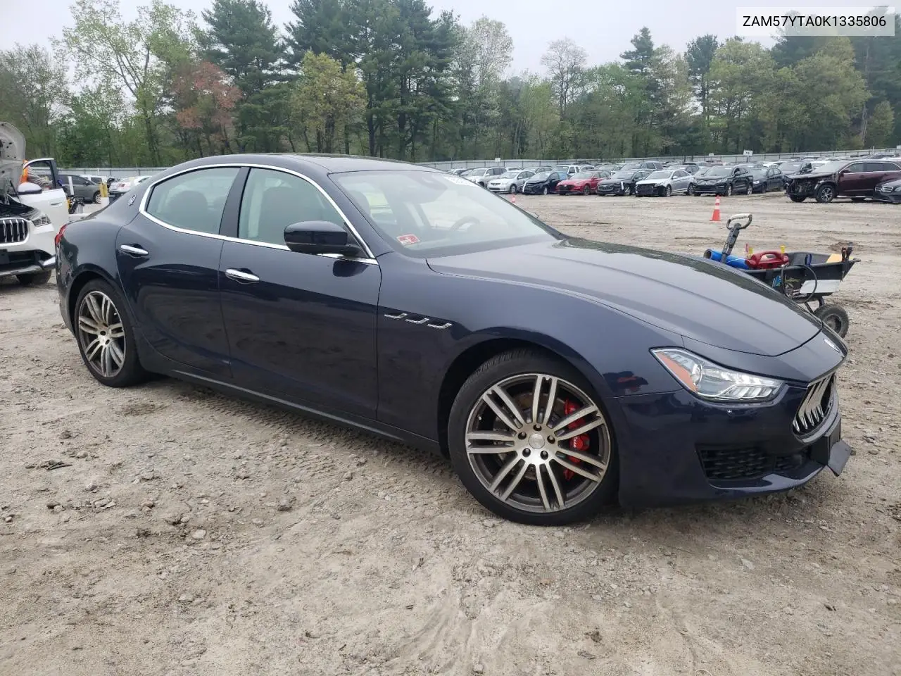 2019 Maserati Ghibli S VIN: ZAM57YTA0K1335806 Lot: 55845965