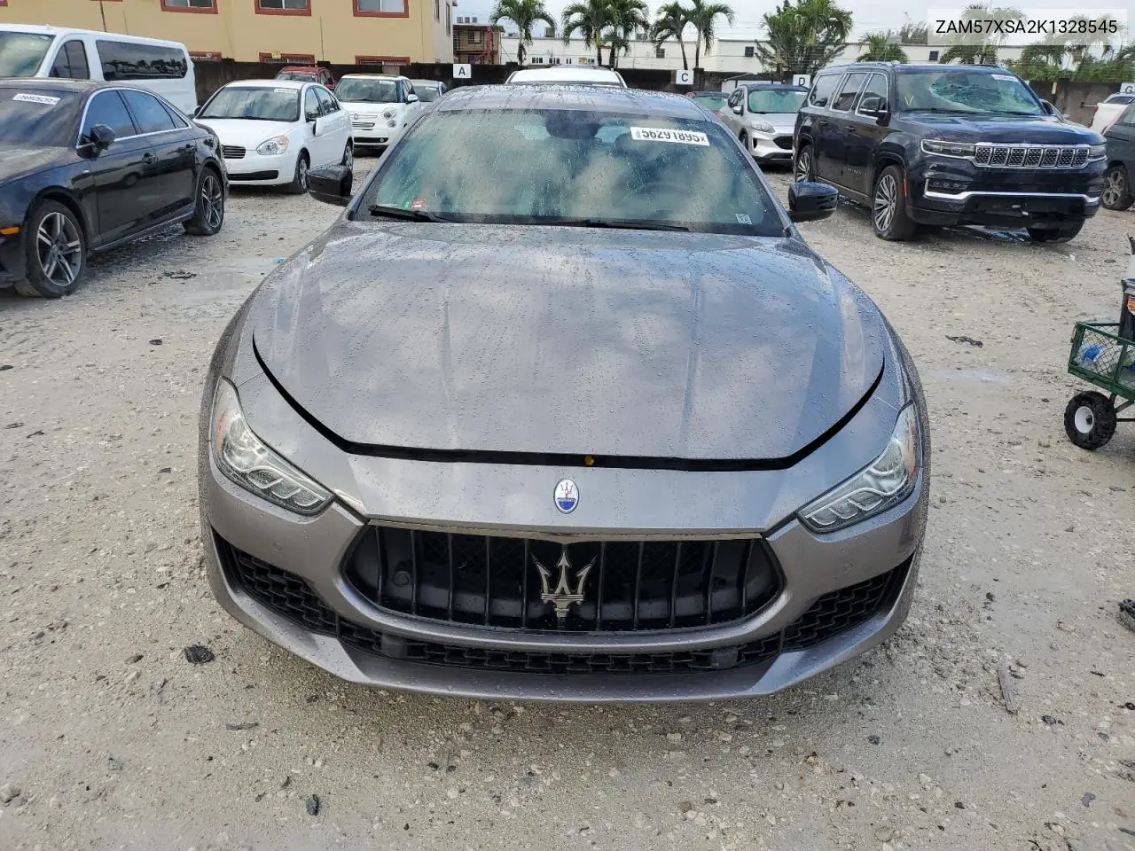 2019 Maserati Ghibli VIN: ZAM57XSA2K1328545 Lot: 56291895