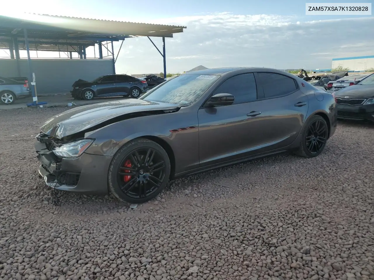 2019 Maserati Ghibli VIN: ZAM57XSA7K1320828 Lot: 56647605