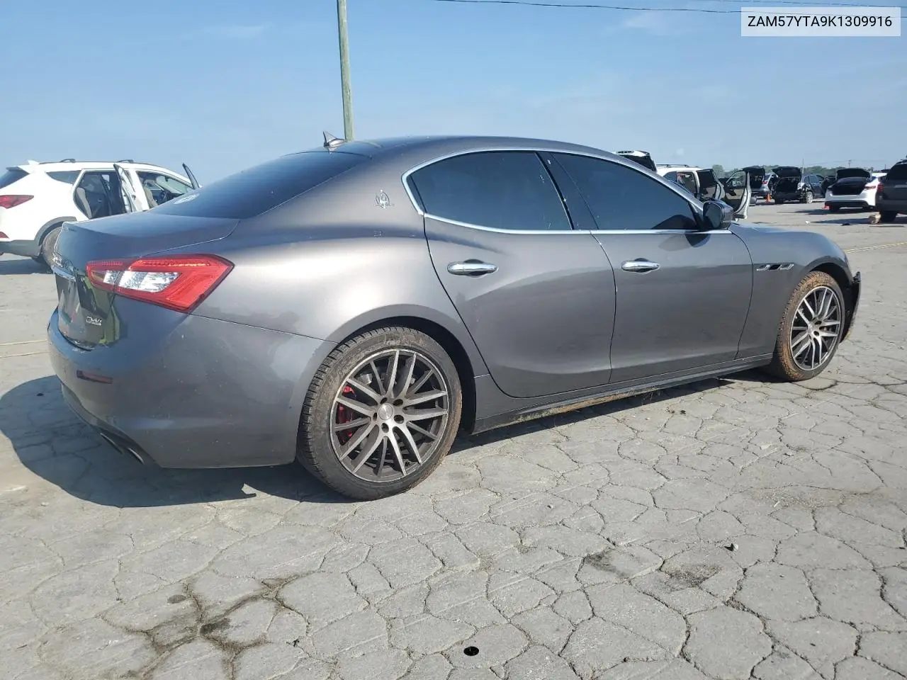 2019 Maserati Ghibli S VIN: ZAM57YTA9K1309916 Lot: 64804205