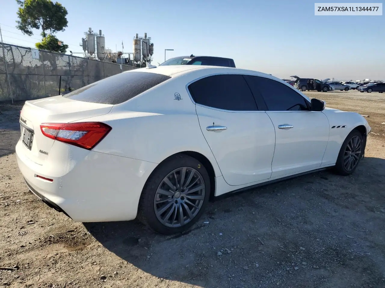 2020 Maserati Ghibli VIN: ZAM57XSA1L1344477 Lot: 50090245