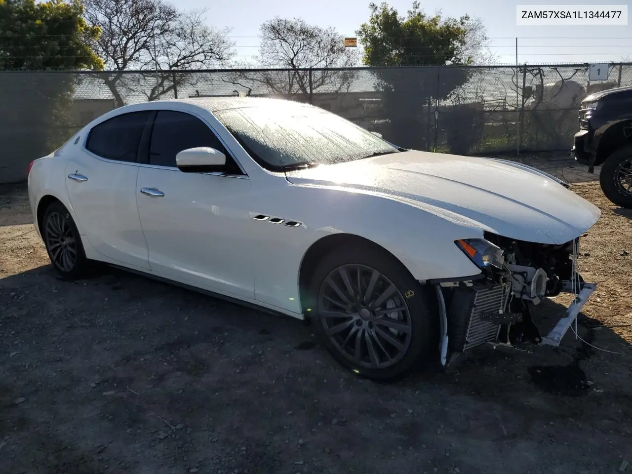 2020 Maserati Ghibli VIN: ZAM57XSA1L1344477 Lot: 50090245