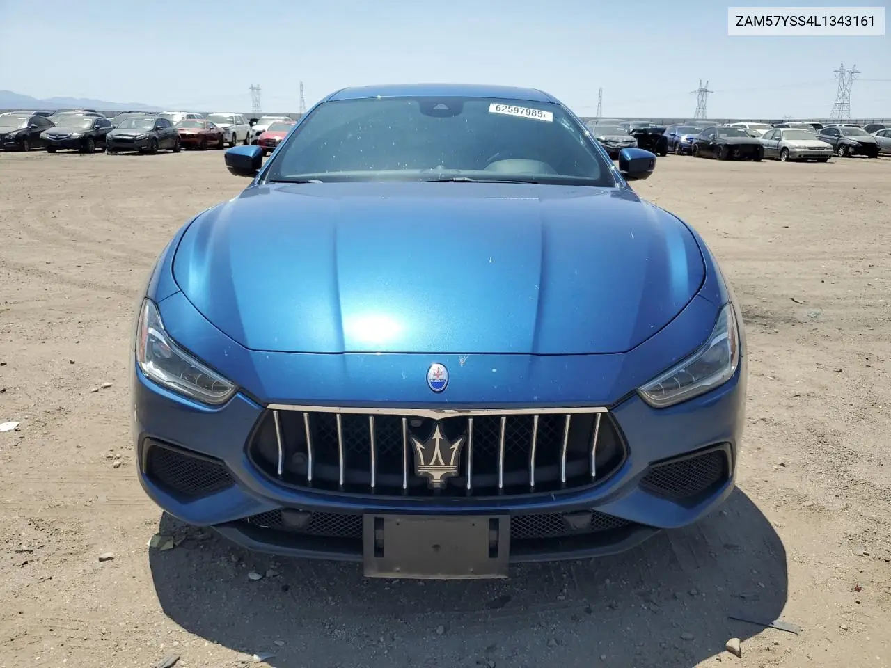2020 Maserati Ghibli S VIN: ZAM57YSS4L1343161 Lot: 62597985