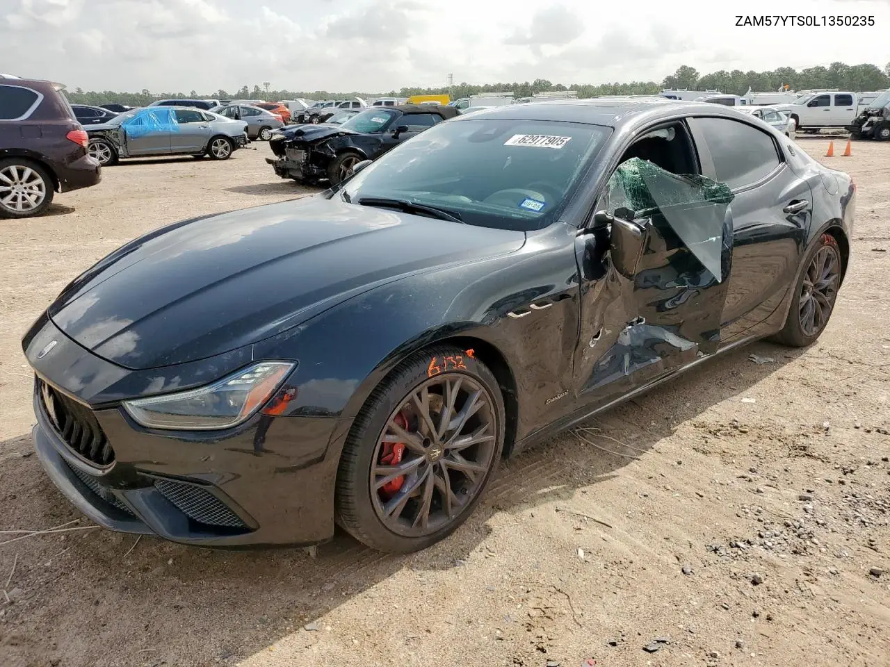 2020 Maserati Ghibli S VIN: ZAM57YTS0L1350235 Lot: 62977905