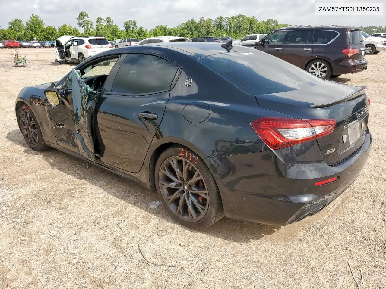 2020 Maserati Ghibli S VIN: ZAM57YTS0L1350235 Lot: 62977905