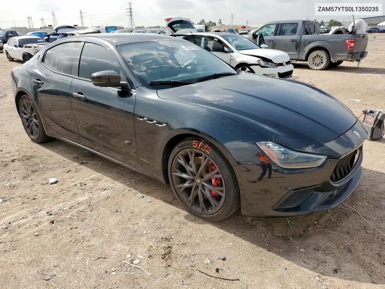 2020 Maserati Ghibli S VIN: ZAM57YTS0L1350235 Lot: 62977905