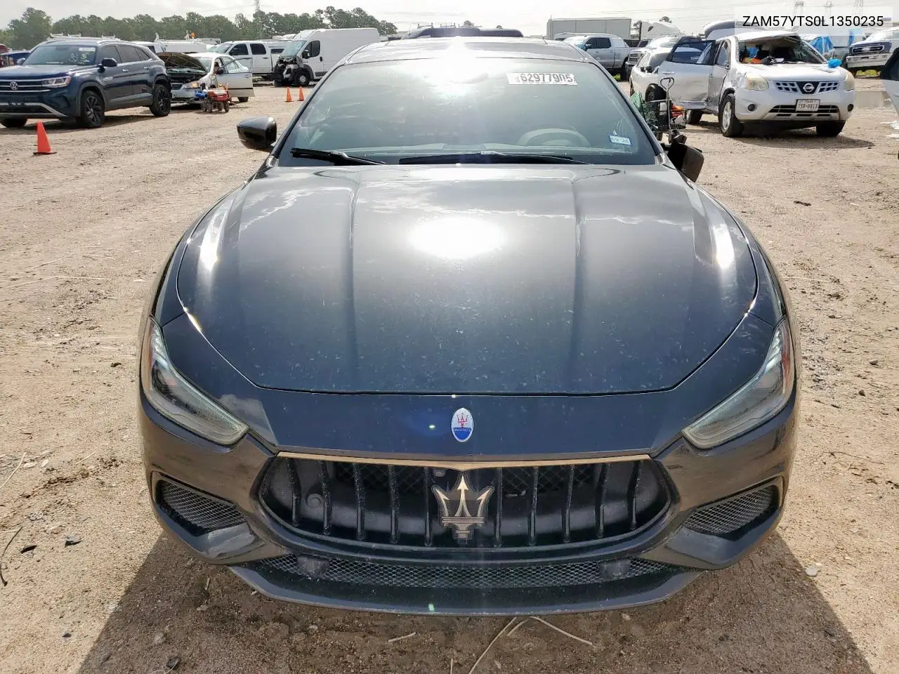 2020 Maserati Ghibli S VIN: ZAM57YTS0L1350235 Lot: 62977905