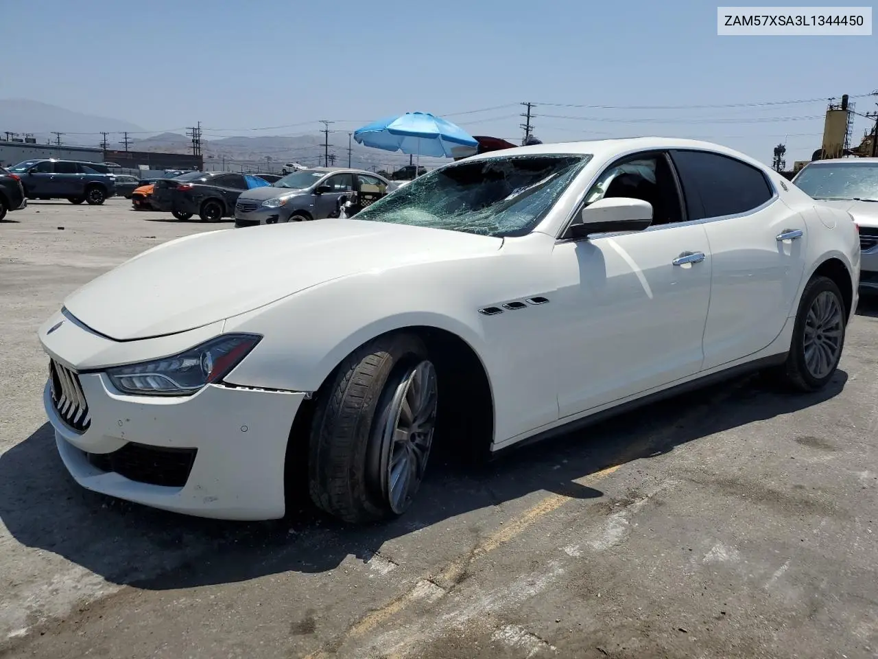 2020 Maserati Ghibli VIN: ZAM57XSA3L1344450 Lot: 64830985