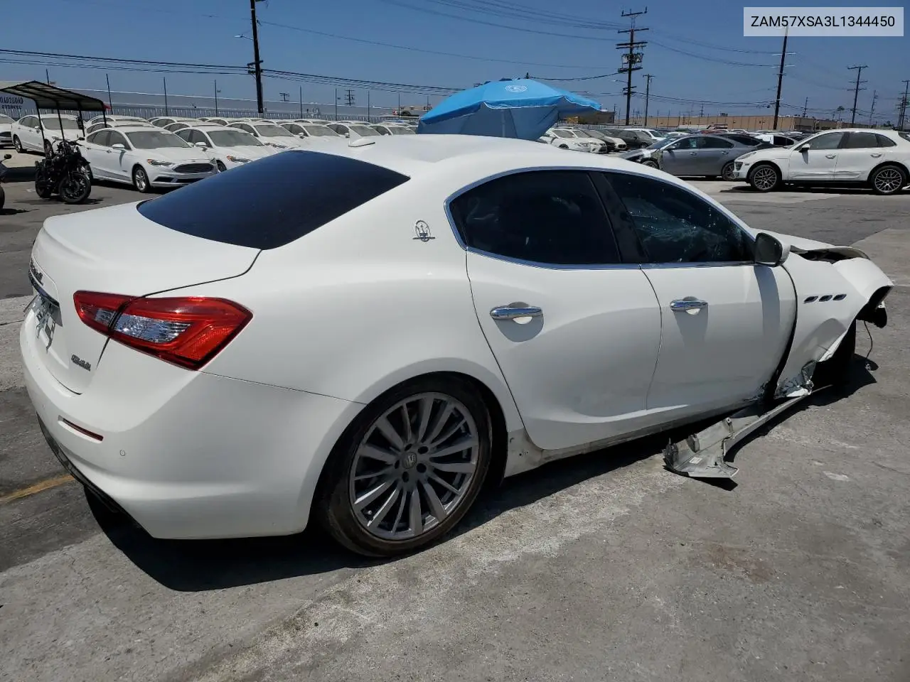 2020 Maserati Ghibli VIN: ZAM57XSA3L1344450 Lot: 64830985