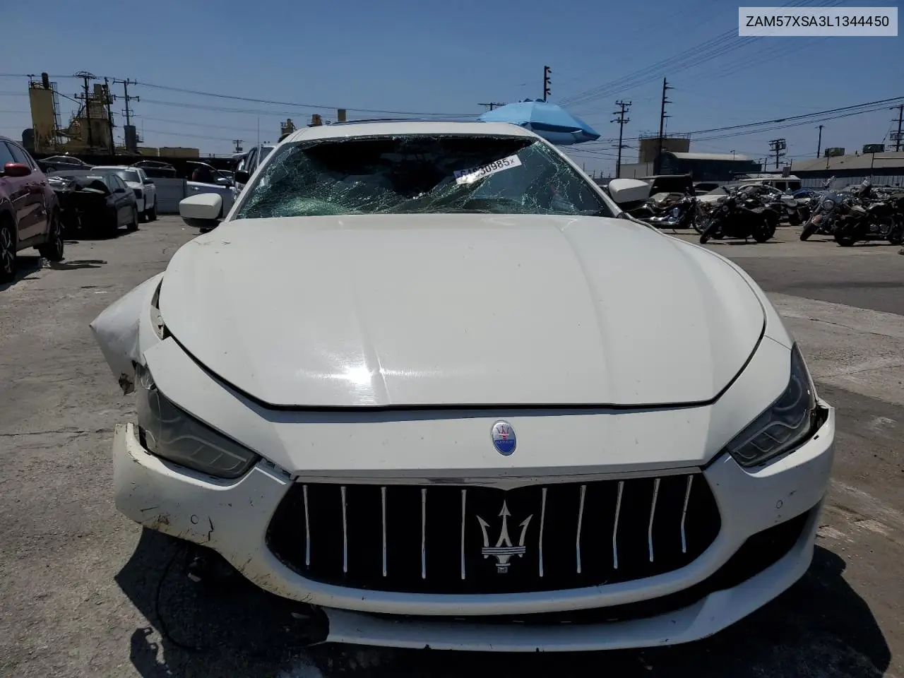 2020 Maserati Ghibli VIN: ZAM57XSA3L1344450 Lot: 64830985