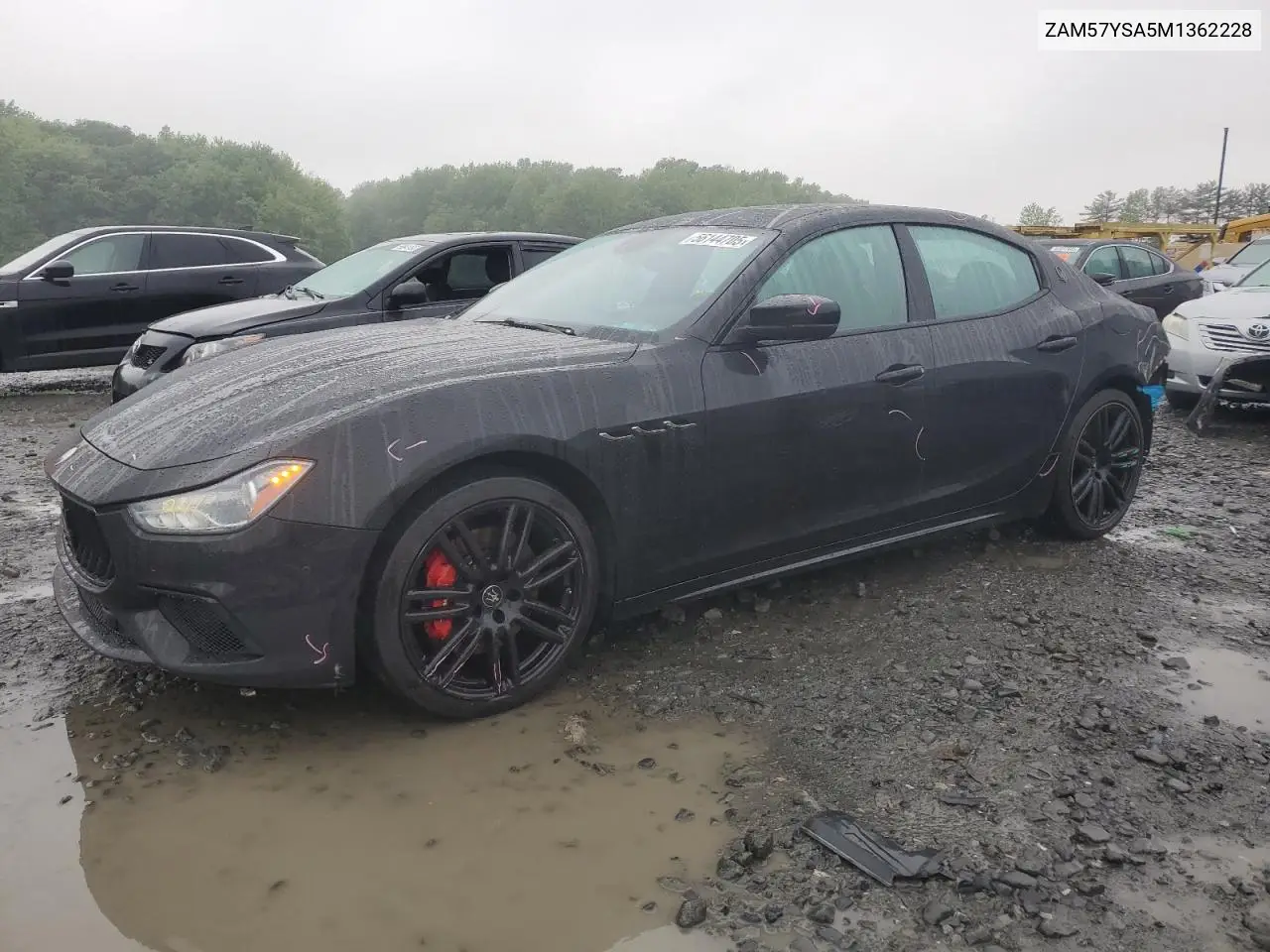 2021 Maserati Ghibli S VIN: ZAM57YSA5M1362228 Lot: 56144705