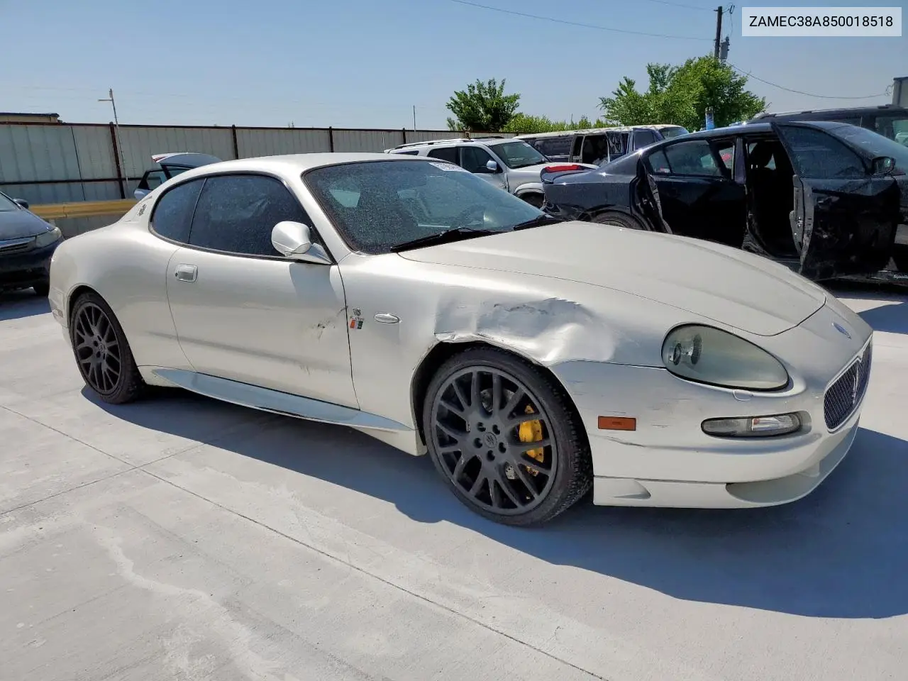 2005 Maserati Gransport VIN: ZAMEC38A850018518 Lot: 57984695
