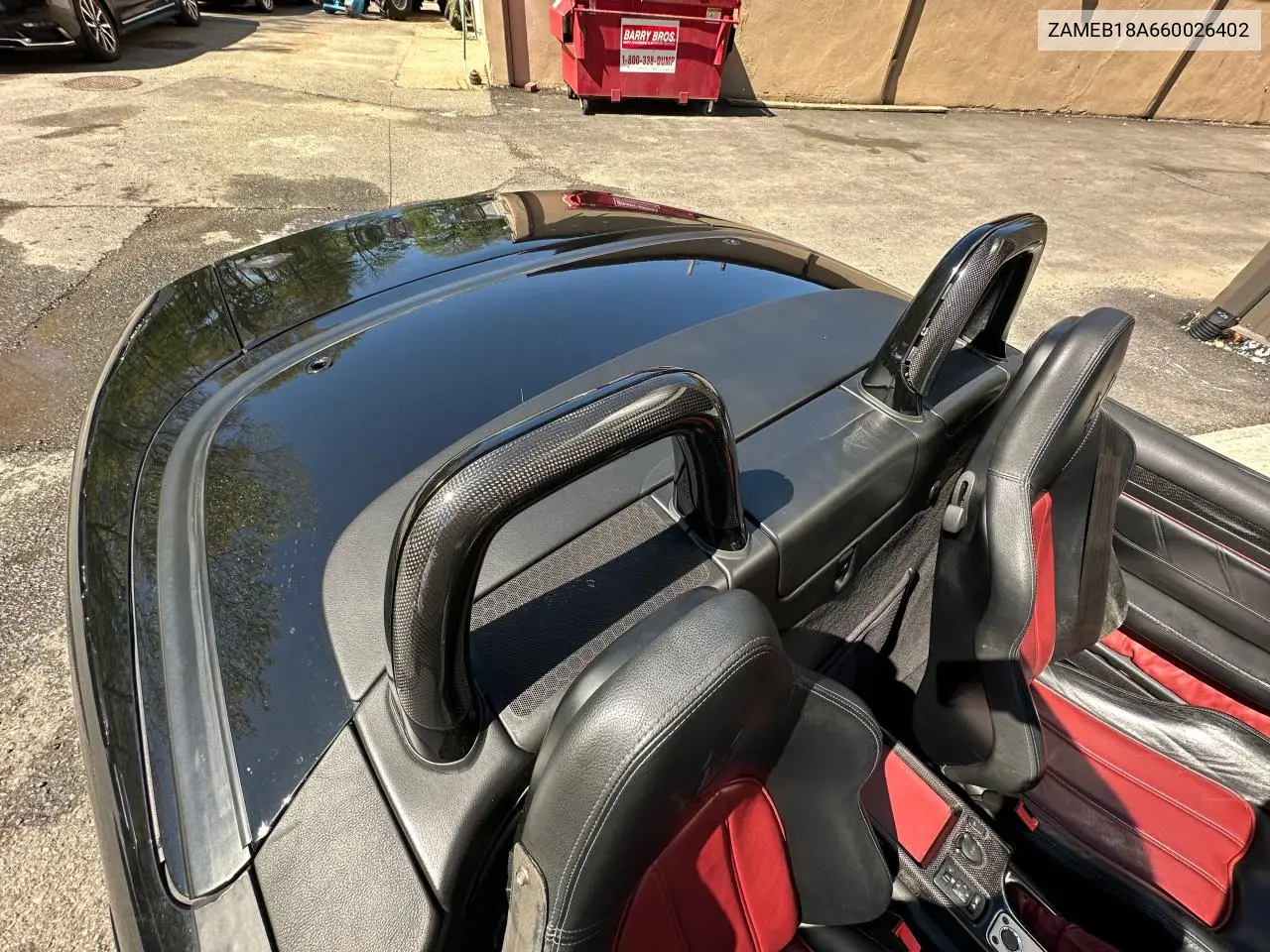 2006 Maserati Gransport Spyder VIN: ZAMEB18A660026402 Lot: 55486035
