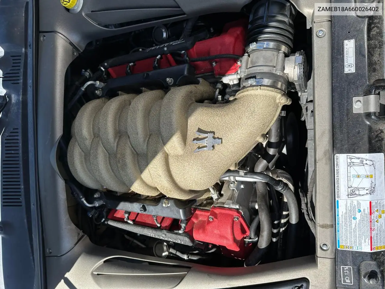 2006 Maserati Gransport Spyder VIN: ZAMEB18A660026402 Lot: 55486035