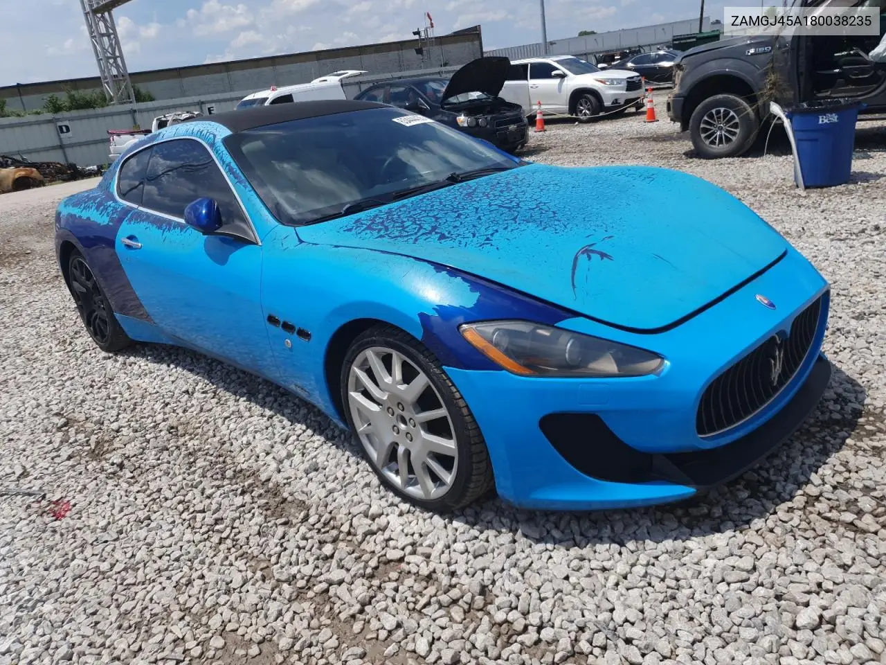 2008 Maserati Granturismo VIN: ZAMGJ45A180038235 Lot: 63444435