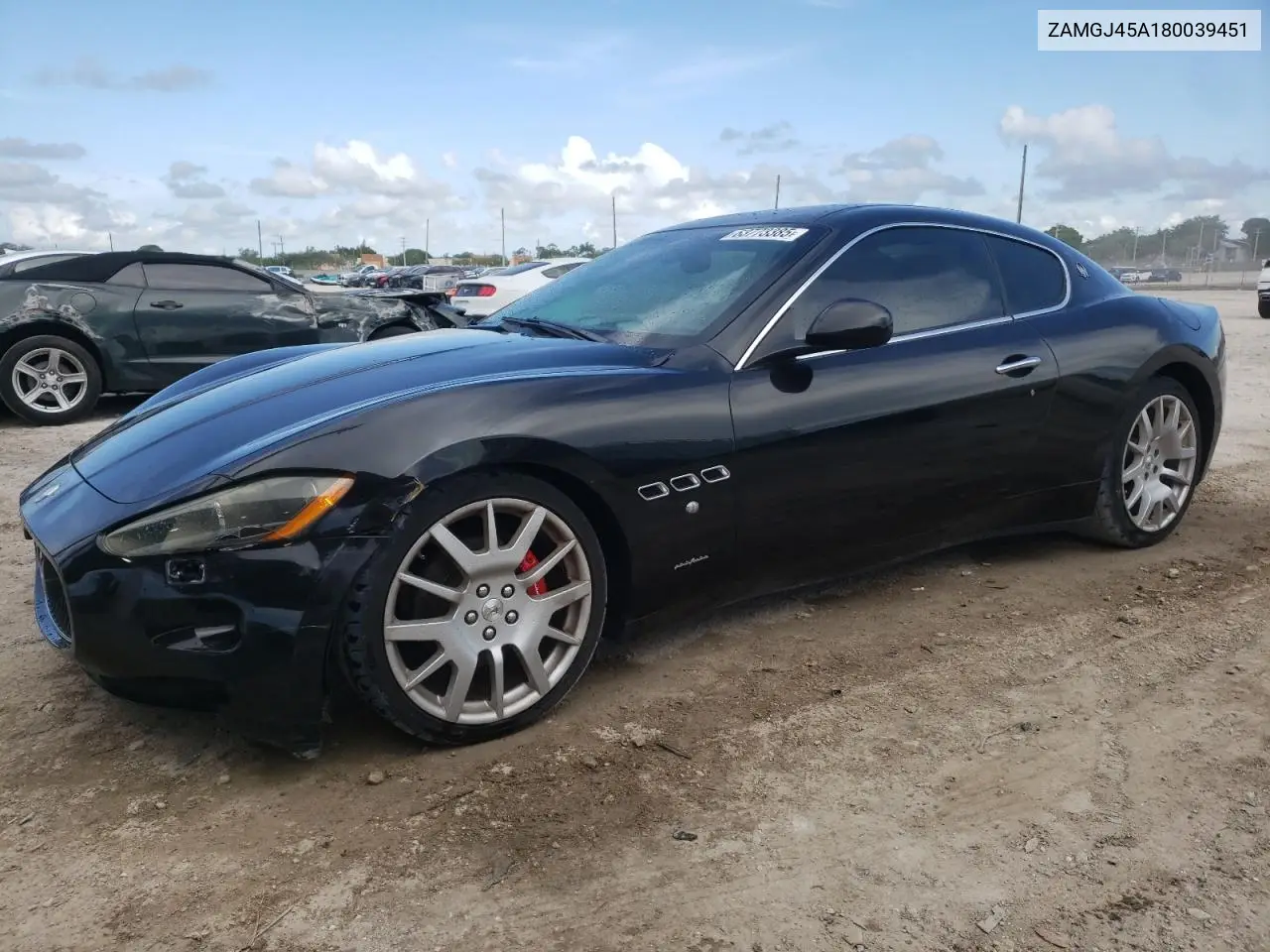 2008 Maserati Granturismo VIN: ZAMGJ45A180039451 Lot: 63773385