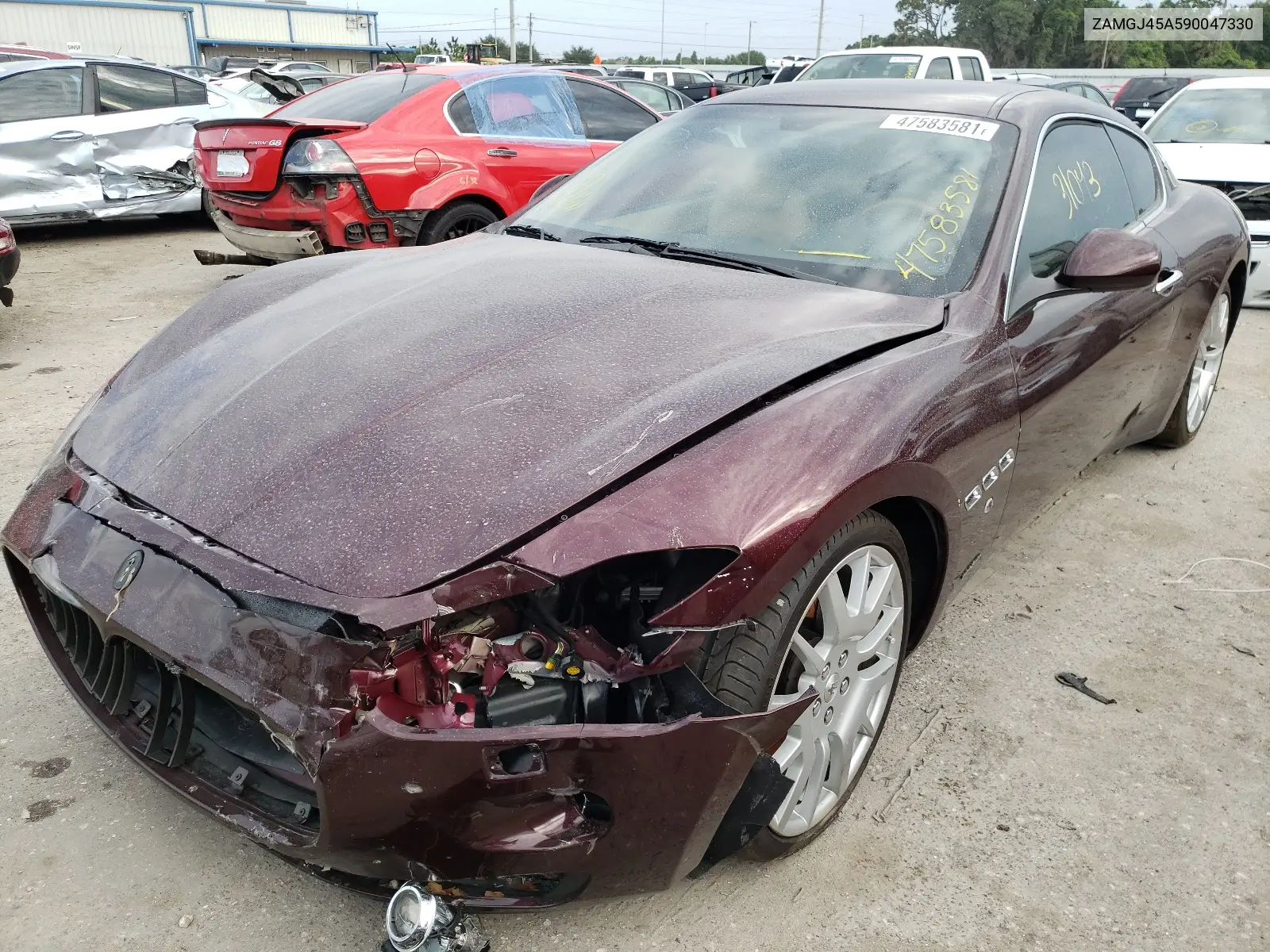 2009 Maserati Granturismo VIN: ZAMGJ45A590047330 Lot: 47583581
