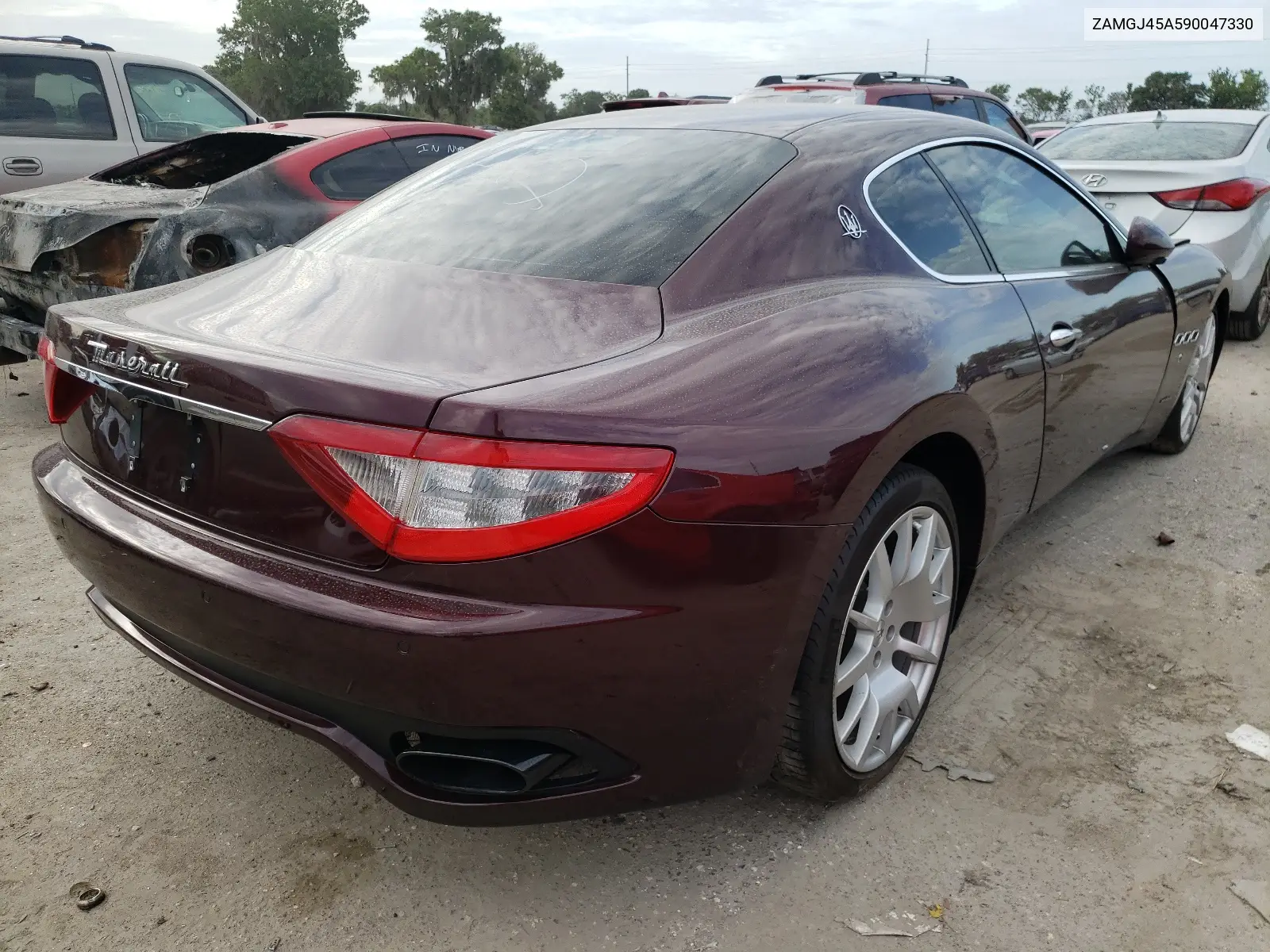 2009 Maserati Granturismo VIN: ZAMGJ45A590047330 Lot: 47583581