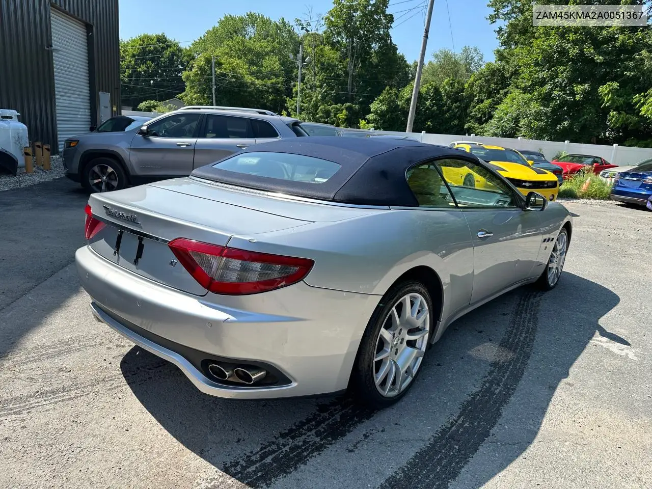 2010 Maserati Granturismo VIN: ZAM45KMA2A0051367 Lot: 62209705