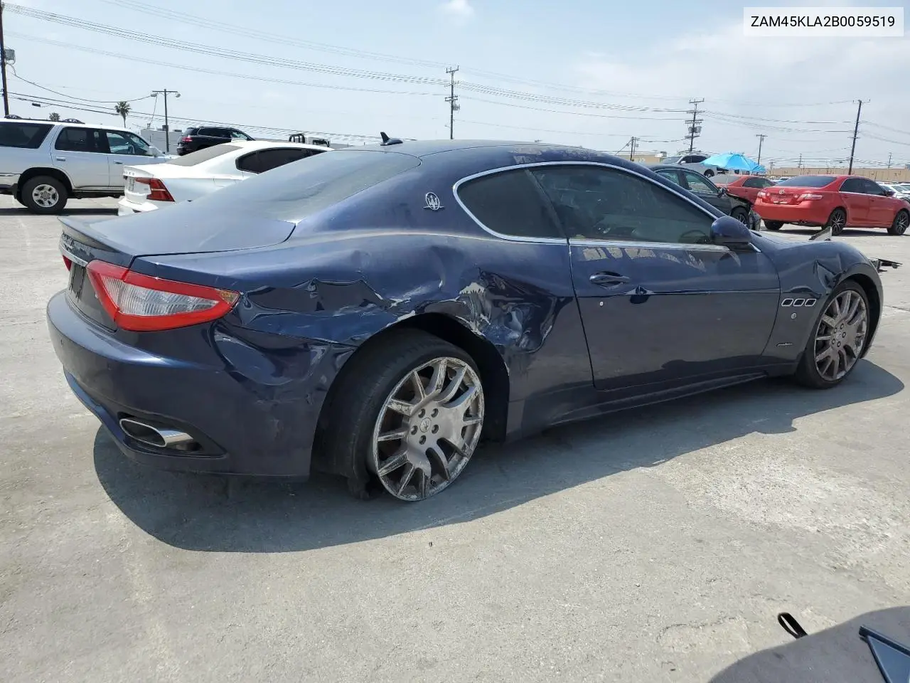 2011 Maserati Granturismo S VIN: ZAM45KLA2B0059519 Lot: 55537315