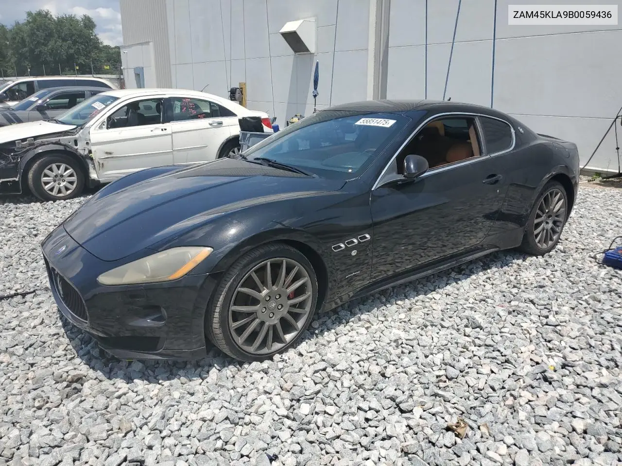 2011 Maserati Granturismo S VIN: ZAM45KLA9B0059436 Lot: 55851475