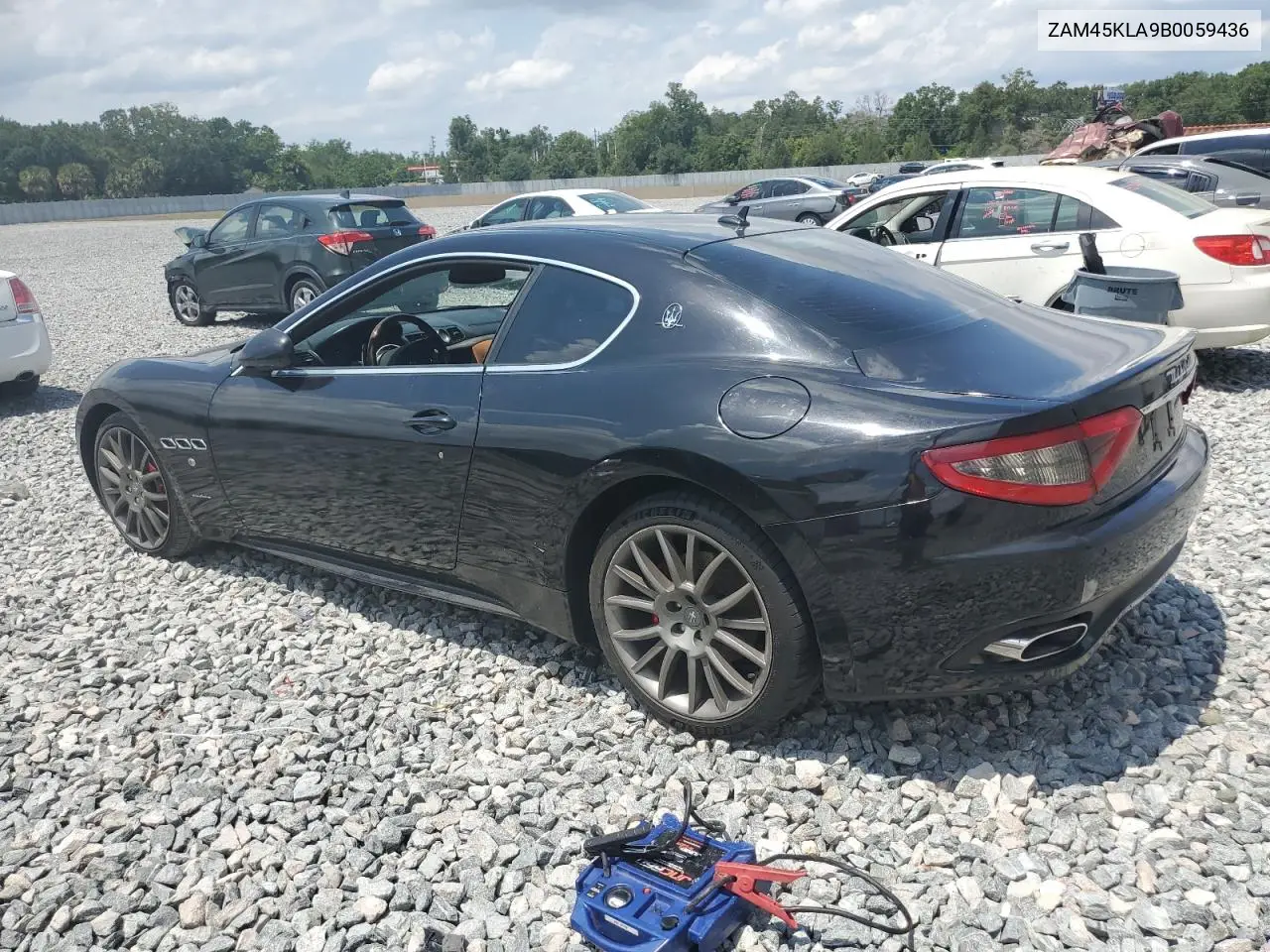 2011 Maserati Granturismo S VIN: ZAM45KLA9B0059436 Lot: 55851475