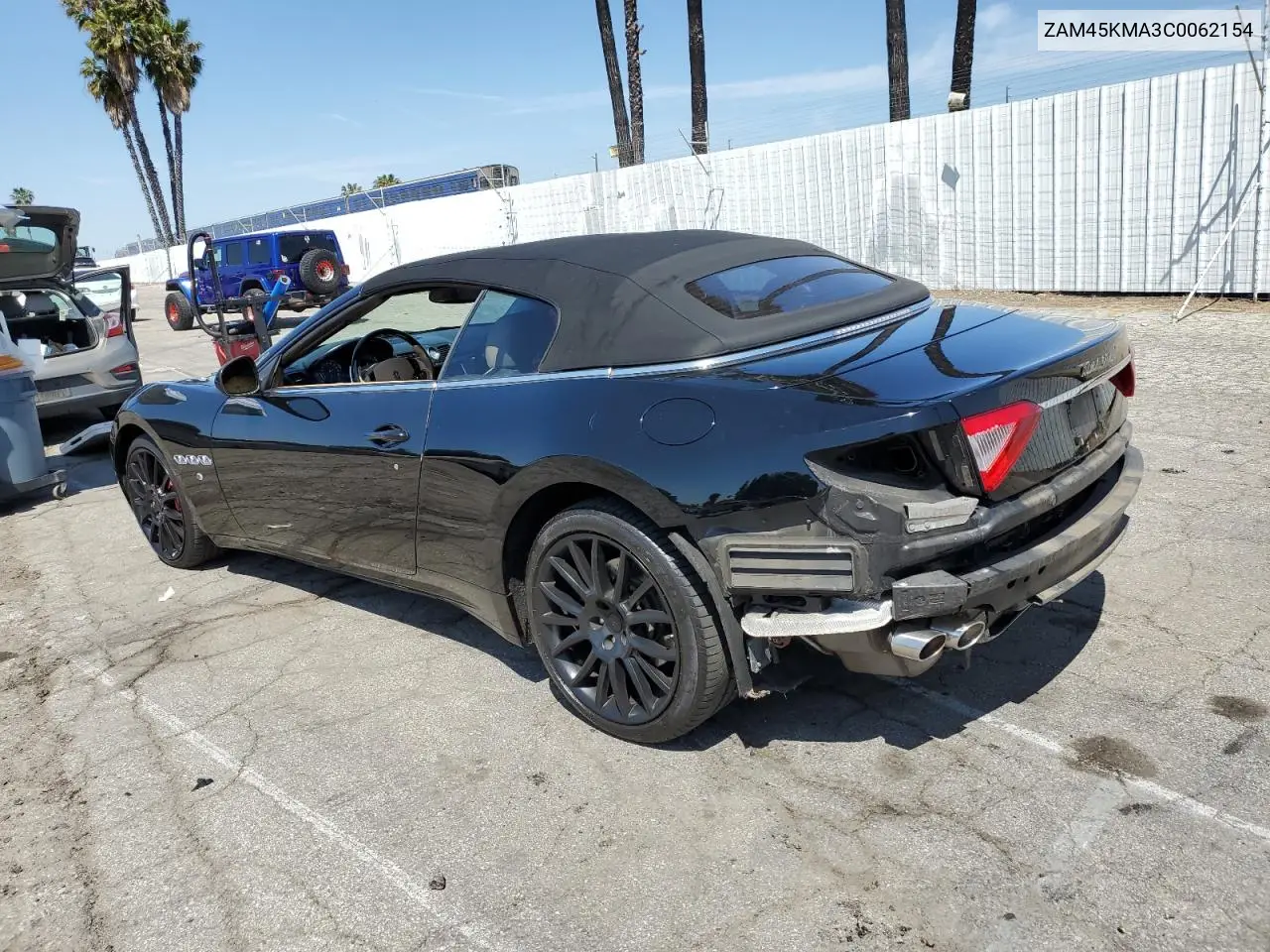 2012 Maserati Granturismo S VIN: ZAM45KMA3C0062154 Lot: 51971325