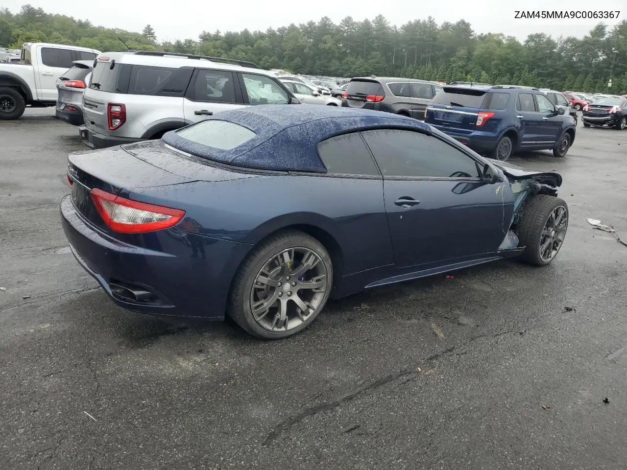 2012 Maserati Granturismo S VIN: ZAM45MMA9C0063367 Lot: 60996635