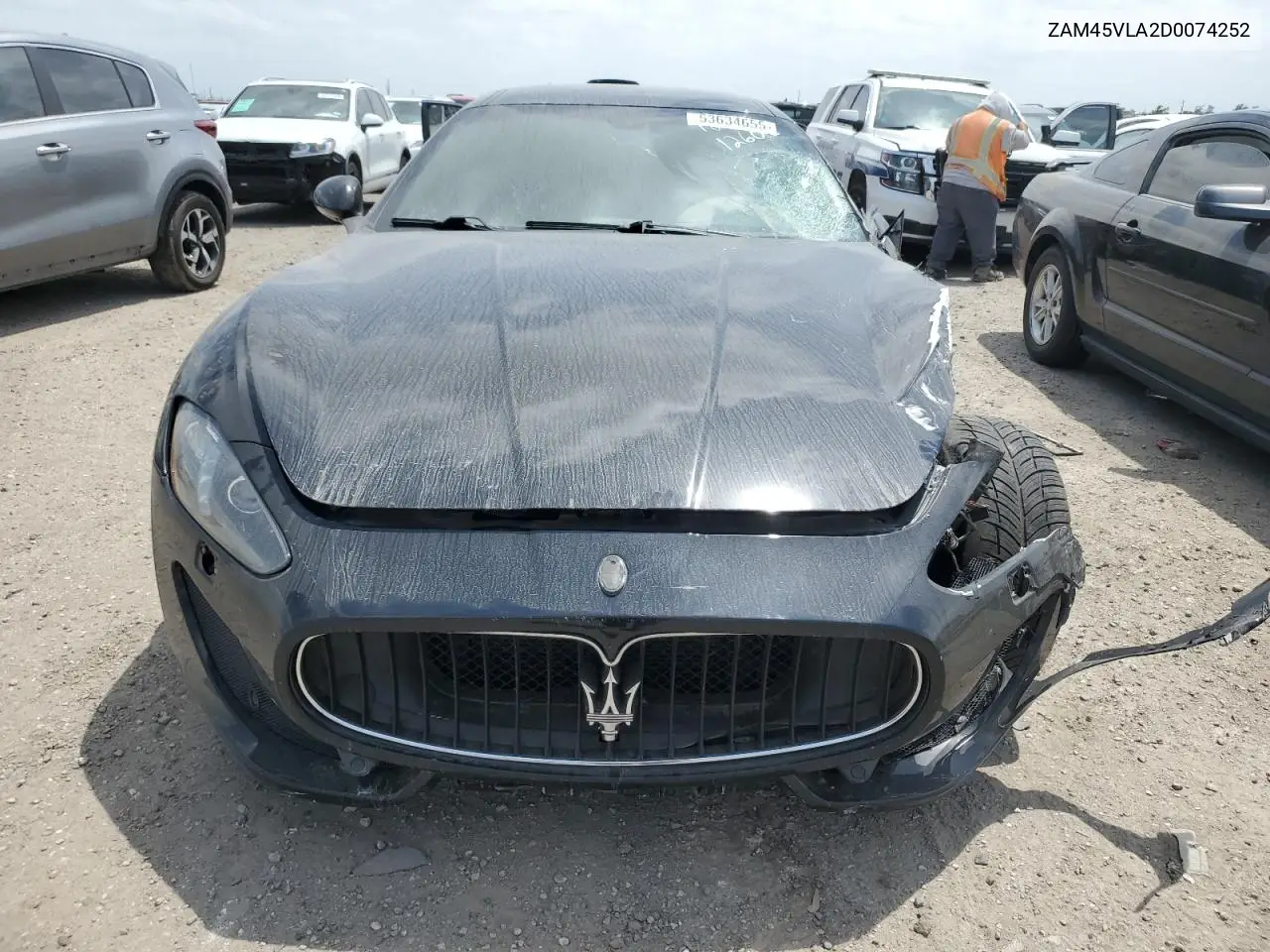 2013 Maserati Granturismo S VIN: ZAM45VLA2D0074252 Lot: 53634655