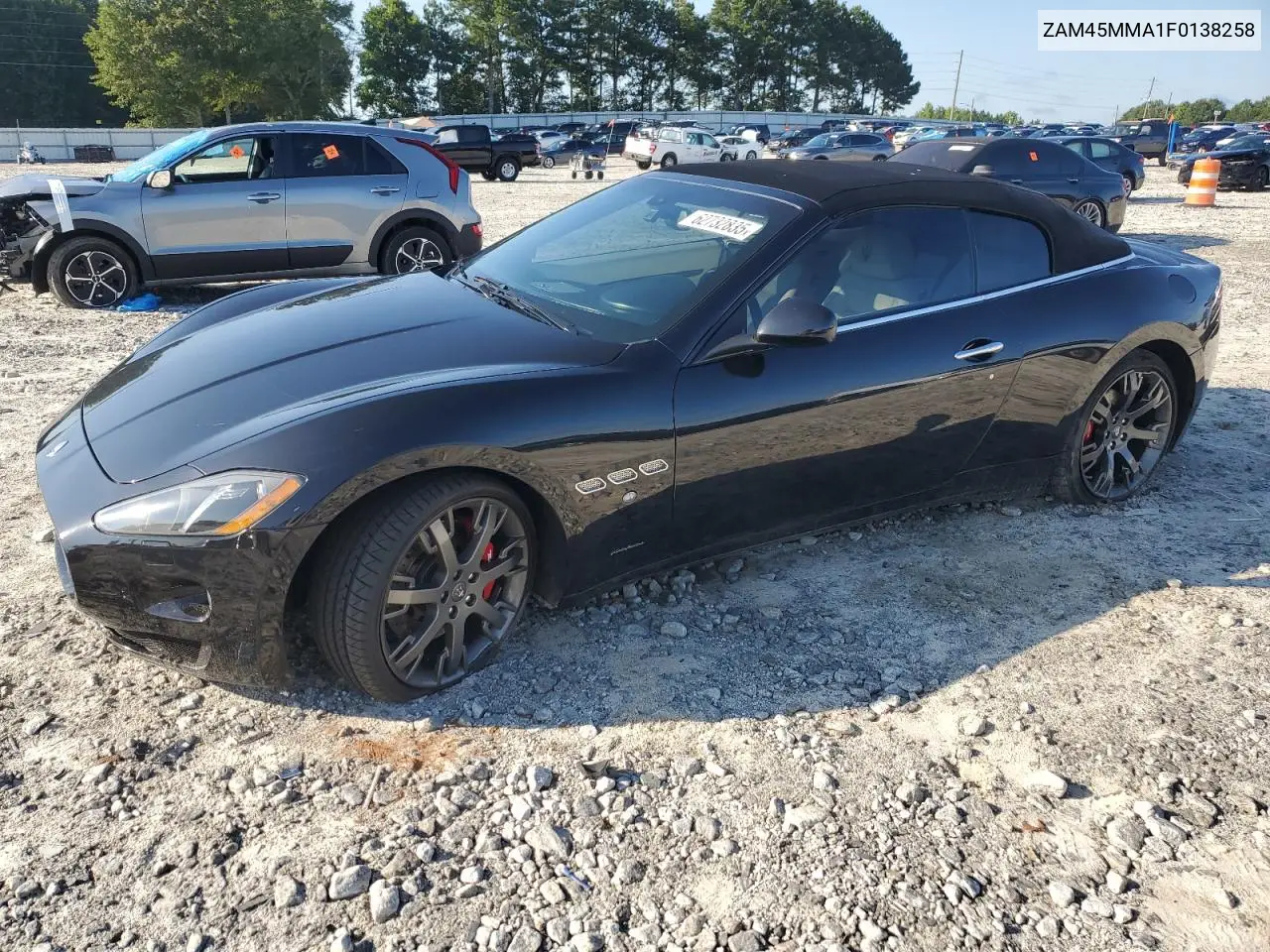 2015 Maserati Granturismo S VIN: ZAM45MMA1F0138258 Lot: 62732835