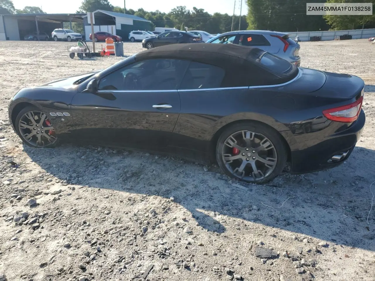 2015 Maserati Granturismo S VIN: ZAM45MMA1F0138258 Lot: 62732835