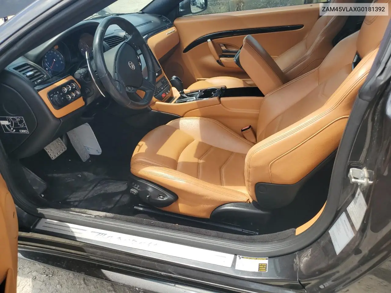 2016 Maserati Granturismo S VIN: ZAM45VLAXG0181392 Lot: 63487115