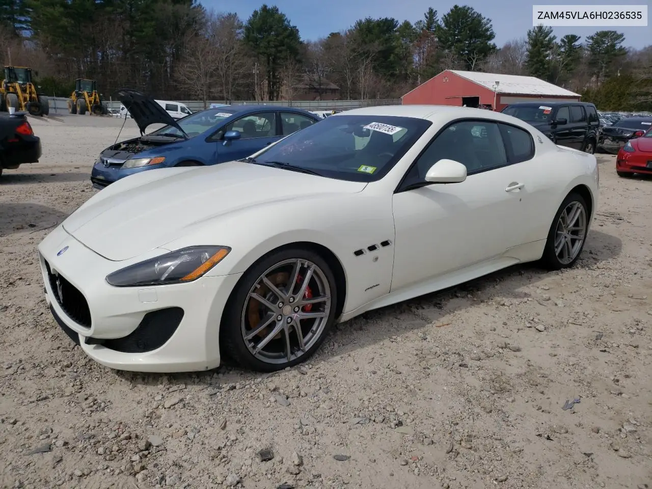 2017 Maserati Granturismo S VIN: ZAM45VLA6H0236535 Lot: 48500155
